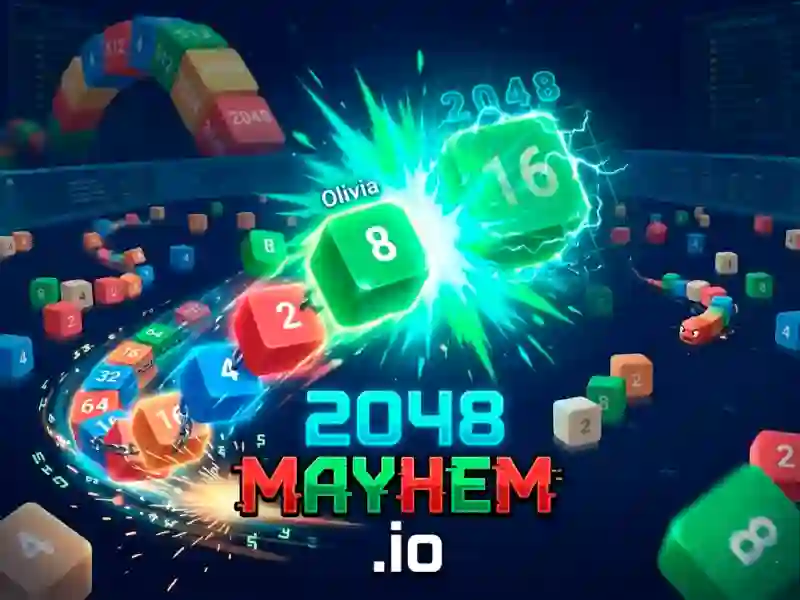 Joc 2048 Mayhem.io on-line