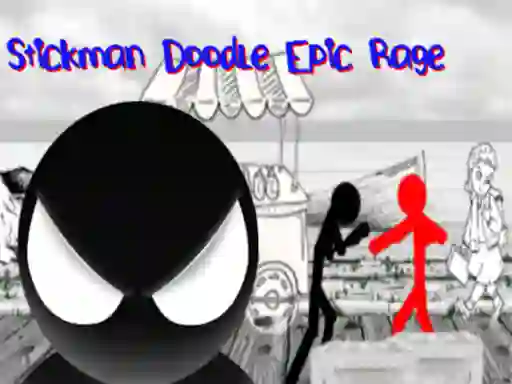 Joc Stickman Doodle Epic Rage on-line