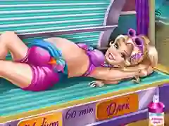 Joc Pregnant Princess Tanning Solarium on-line
