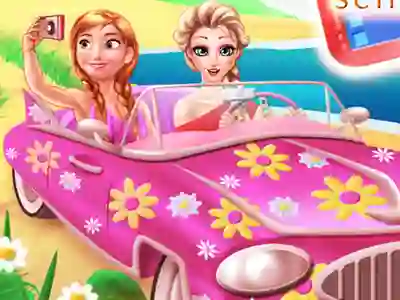 Joc Princesses Road Trip Fun on-line