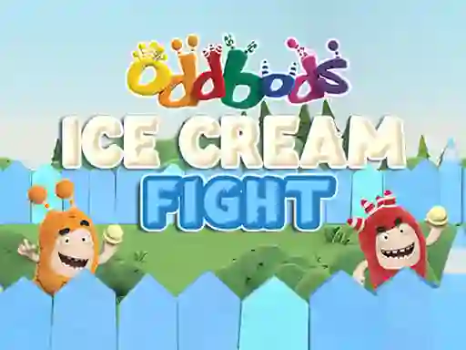 Joc Oddbods Ice Cream Fight on-line