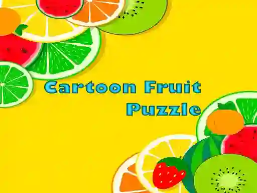 Joc Cartoon Fruit Puzzle on-line