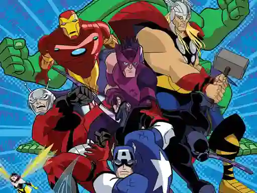 Joc Avengers Coloring on-line
