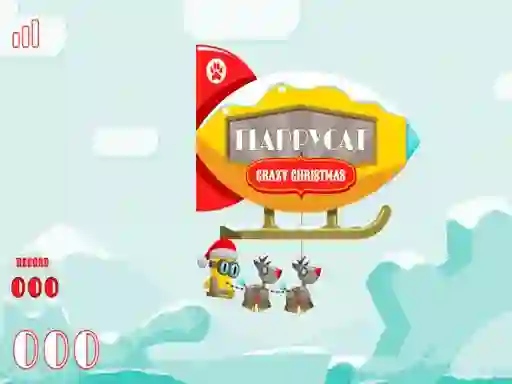 Joc FlappyCat Crazy Christmas on-line
