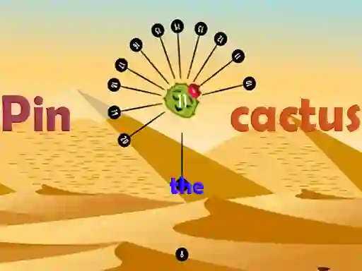 Joc Pin the cactus on-line