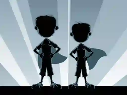 Joc Little Superheroes Match 3 on-line