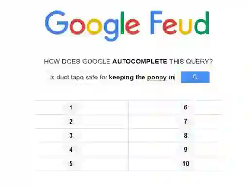 Joc Google Feud on-line