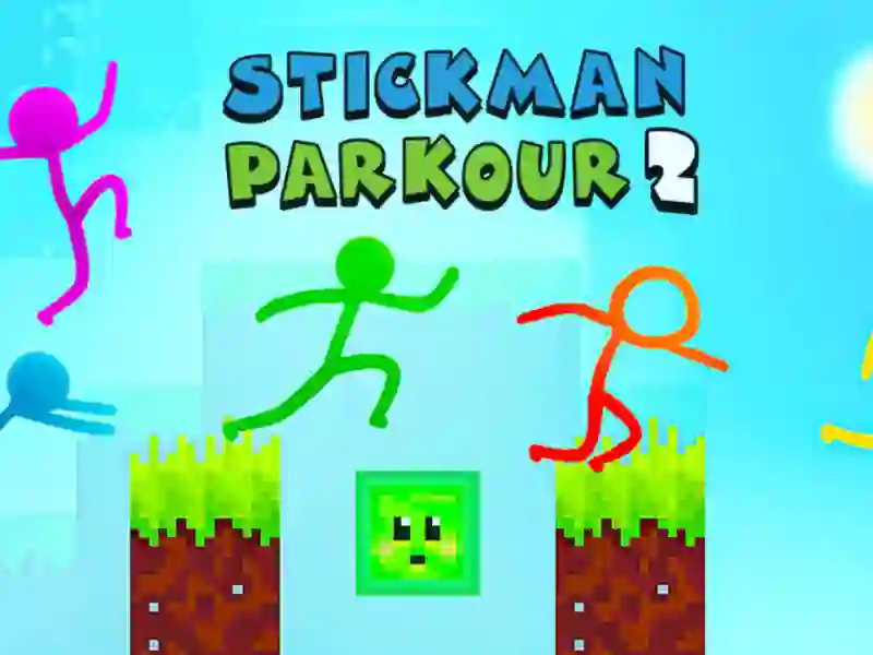 Joc Stickman Parkour 2 on-line