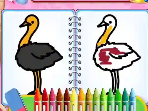 Joc Coloring Birds Game on-line