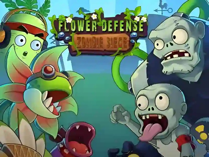 Joc Flower Defense Zombie Siege on-line