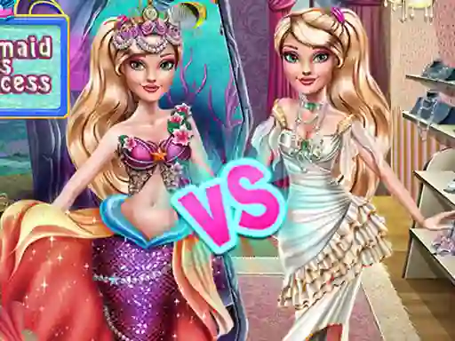 Joc Ellie Mermaid vs Princess on-line