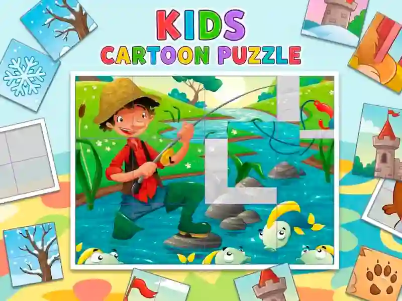 Joc Kids Cartoon Puzzle on-line