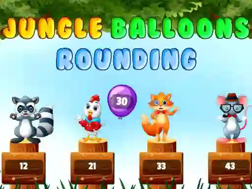 Joc Jungle balloons rounding on-line