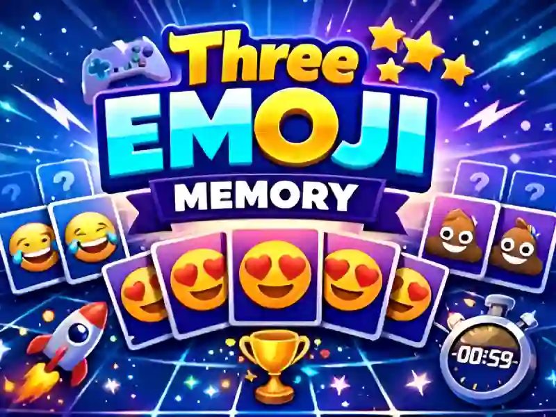 Joc Three Emoji Memory on-line