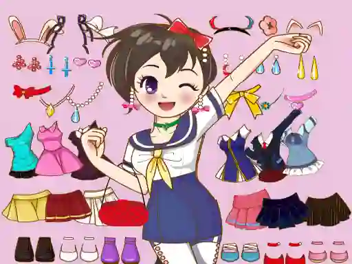 Joc Anime Dress Up Mania on-line