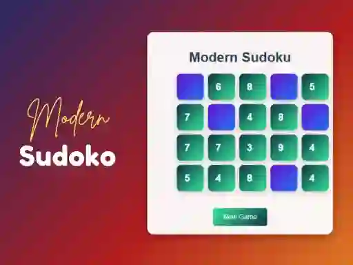 Joc Modern Sudoku on-line
