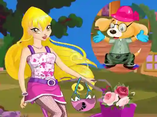 Joc Winx Stella and Puppy on-line