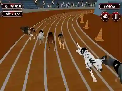 Joc Crazyl Dog Racing Fever on-line