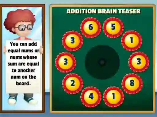 Joc Addition brain teaser on-line
