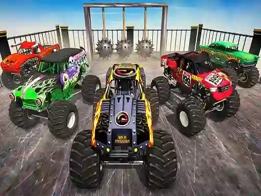 Joc Monster Truck Impossible Stunt Track on-line
