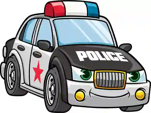 Joc Cartoon Police Cars on-line