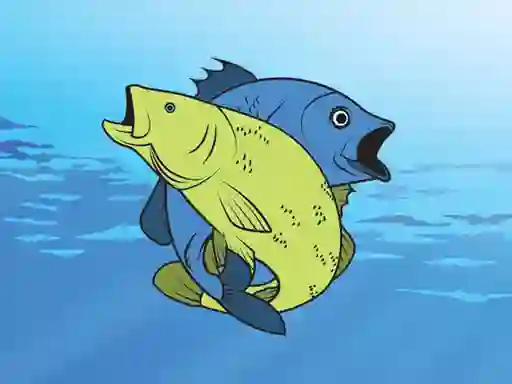 Joc Friendly Fish Coloring on-line