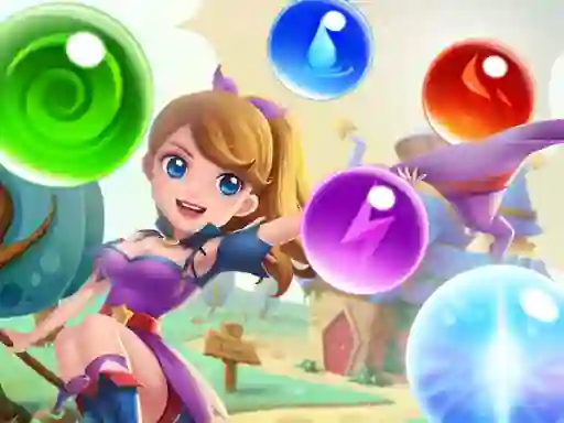 Joc Magical Saga Bubble Witch Shooter on-line