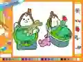 Joc Online coloring baby twins on-line