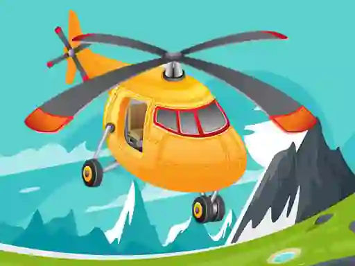 Joc Helicopter Jigsaw on-line