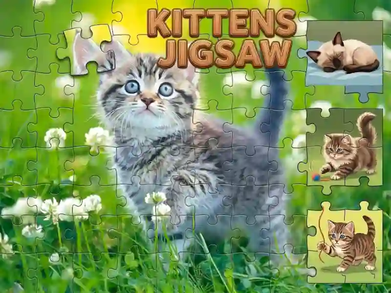 Joc Kittens Jigsaw on-line