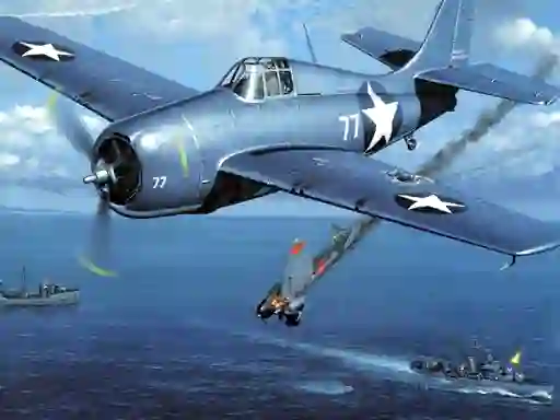 Joc Aviation Art Air Combat Puzzle on-line