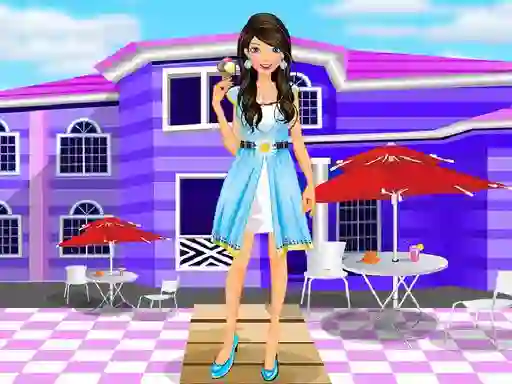Joc Summer Vacation Dressup on-line