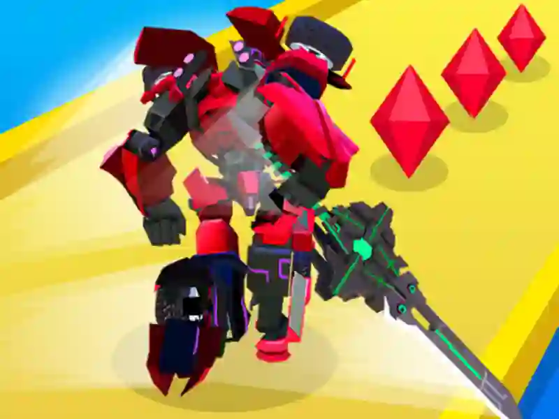 Joc Robot Runner Fight on-line