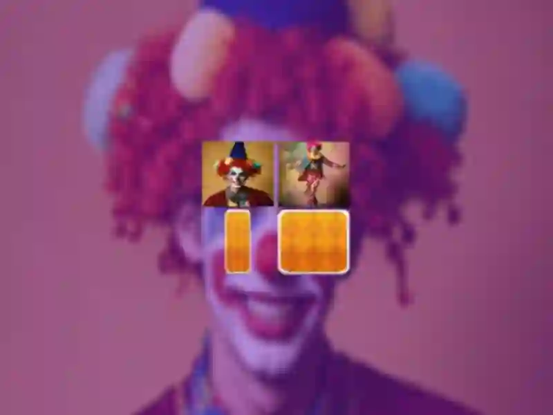 Joc Clown Memory Match on-line