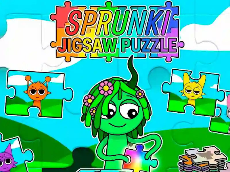 Joc Sprunki Jigsaw Puzzle on-line
