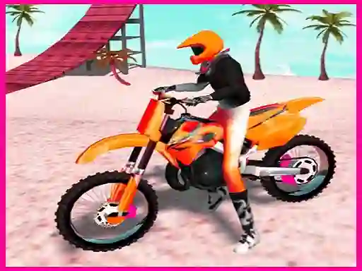 Joc Motocross Beach Jumping Bike Stunt on-line