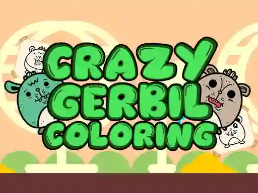 Joc Crazy Gerbil Coloring on-line