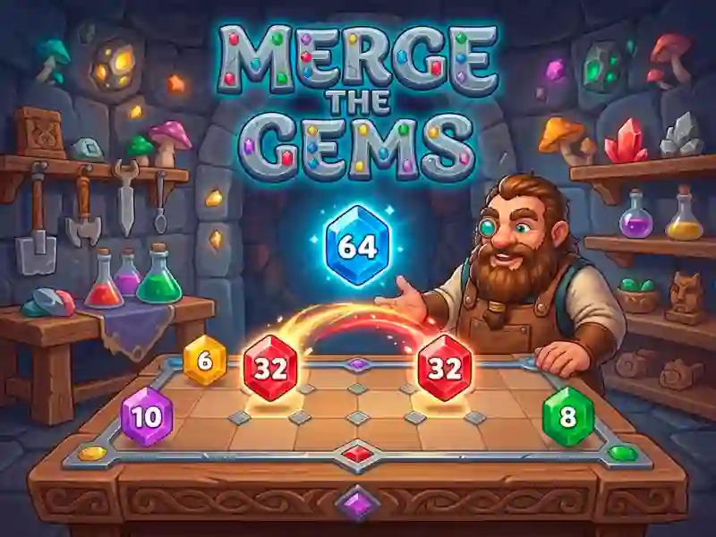 Joc Merge the Gems on-line