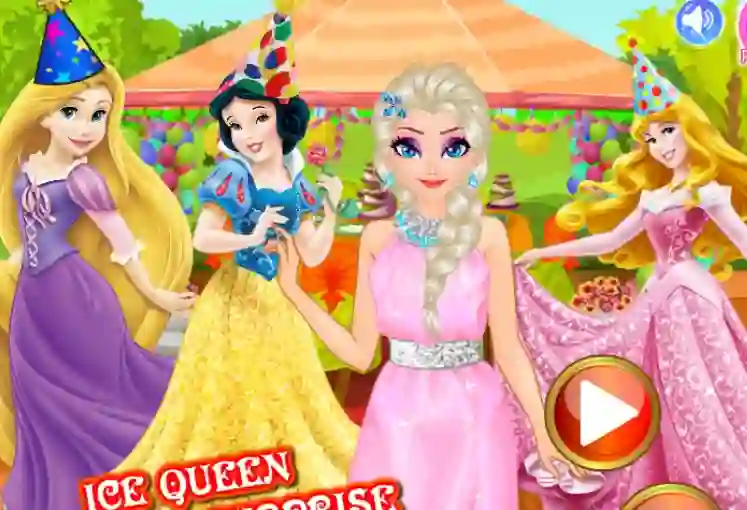 Joc Ice Queen Birthday Surprise on-line
