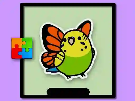 Joc Cute Budgie Puzzle on-line