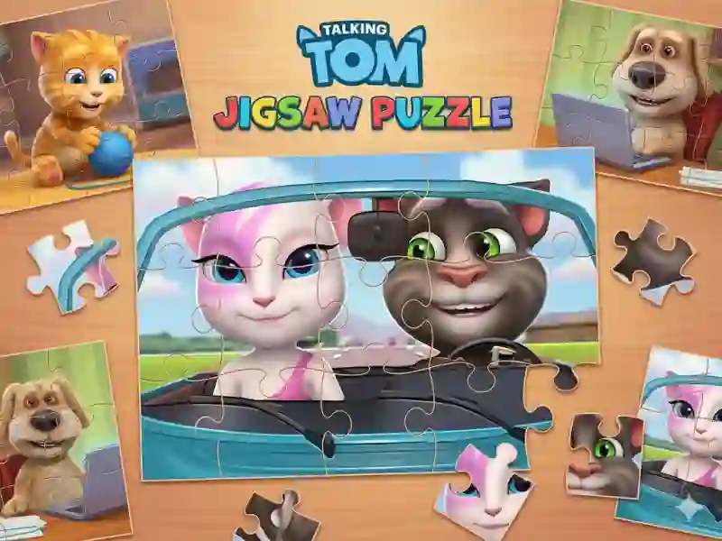 Joc Talking Tom Jigsaw Puzzle on-line