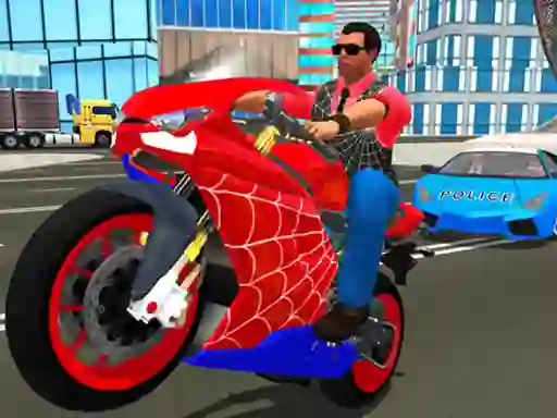 Joc Hero Stunt Spider Bike Simulator 3d on-line