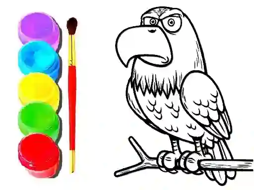 Joc Eagle Coloring Book on-line