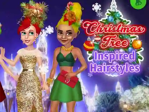 Joc Christmas Tree Inspired Hairstyles on-line