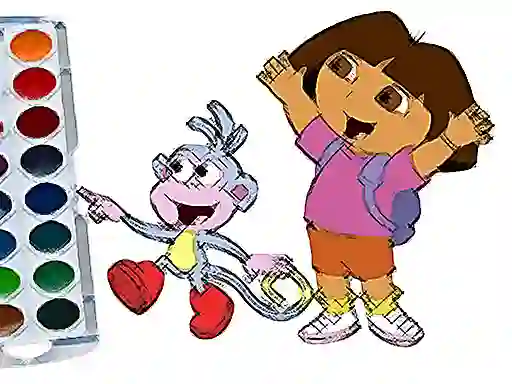 Joc Cute Girl Coloring Book on-line