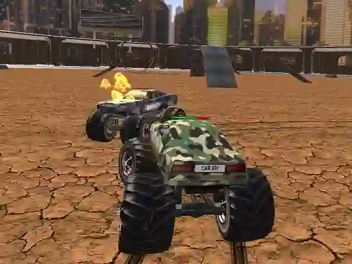 Joc Demolition Monster Truck Army on-line