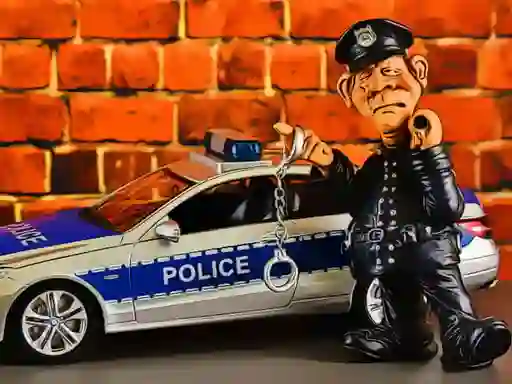 Joc Police Officers Puzzle on-line