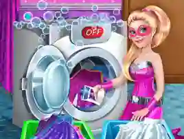 Joc Superdoll Washing Capes on-line