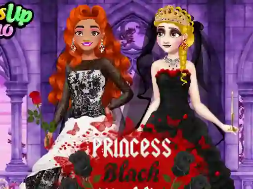 Joc Princess Black Wedding Dress on-line