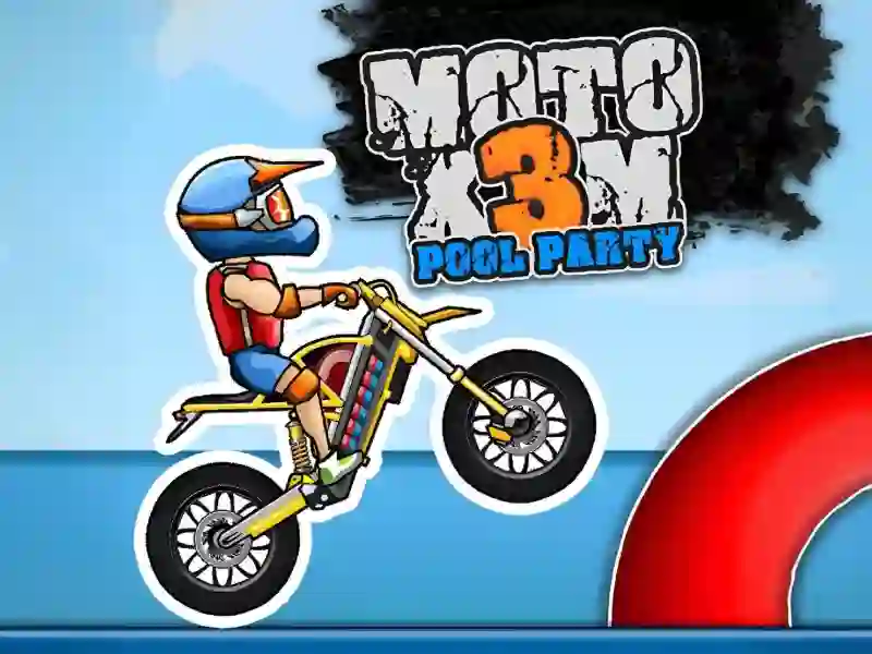 Joc Moto X3M  Pool Party on-line